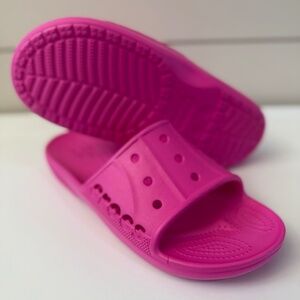 💖🐊 Crocs Baya II Slides HOT PINK 🐊💖